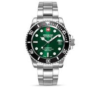 Swiss Military Hanowa Herren Automatikuhr Sealord Professional Diver 41 MM Durchmesser Datum Saphirglas