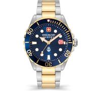 Swiss Military Hanowa Herren Quarz Armbanduhr aus Edelstahl mit Edelstahl Band - Offshore Diver II - SMWGH2200301