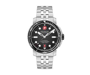 SWISS MILITARY HANOWA - MAITRE PLONGEUR - AUTOMATIK - SET - Silikon / Metallarmband - black dial