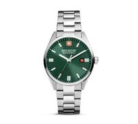 SWISS MILITARY HANOWA - ROADRUNNER - Metallarmband - silver - green dial