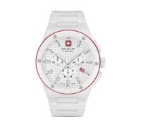 SWISS MILITARY HANOWA - SIDEWINDER CERAMIC - Keramikarmband - white - white dial