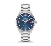 SWISS MILITARY HANOWA - ROADRUNNER - Metallarmband - silver - blue dial