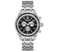 Swiss Military Hanowa SMWGI0000309 Afterburn Chrono Herrenuhr mit Edelstahlband Saphirglas