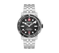 Swiss Military Hanowa Herrenuhr MAITRE PLONGEUR SMWGL0002001-SET, 2 Bänder Silikon/Metall, schwarz