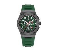 Swiss Military Hanowa Sonoran Chrono Uhr für Herren in der Farbe Grün mit Armband aus Silikon, Wasserdichtigkeit: 10 bar, Gehäusedurchmesser: 43 mm, SMWGO2102040
