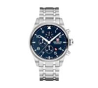 Swiss Military Hanowa Herren Analog Quarz Uhr mit Edelstahl Armband SMWGI0000403