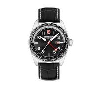 Swiss Military Hawk Eye Herren Armbanduhr mit Band aus Leder, in der Farbe: Schwarz, Durchmesser: 42mm, SMWGB0000504
