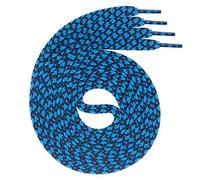 Swissly 1Paar Flache Schnürsenkel für Sneaker und Sportschuhe - sehr reißfest - ca. 7,0 mm breit aus 100% Polyester, Farbe: Navy.Blue Länge: 140cm
