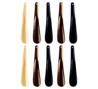 SWOOMEY 10 Stück Ergonomischer Stiefelknecht aus Pp Kunststoff mit Langem Stiel Langlebiger Schuhlöffel für Reisen und Einfache Handhabung für Damen und Senioren Zufällige Zufällige Farbe