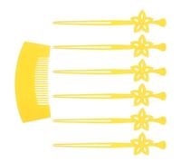 SWOOMEY 7-teiliges Set japanischer Kimono-Haarnadeln - Traditioneller Haarkamm & Haarstab-Ornament - Asiatische Haarspangen, Geisha-Cosplay-Kopfbedeckungen für Damen, Festivals,
