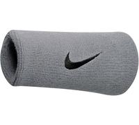SWOOSH DOUBLEWIDE WRISTBANDS MATTE SILVER/BLACK