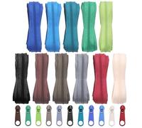 Swpeet Reißverschluss 121 Stück im Set - 33 Yards, 11 Farben, Nylon Spule, Nähen Reißverschlüsse, Assorted, Lightweight, anpassungsfähig, 110 Stück Reißverschluss, 3 Yard pro Rolle