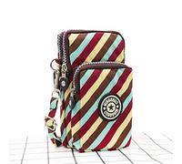 Sxhlseller Modische Cross-Body-Handy-Umhängetasche für Frauen und Mädchen, Handgelenk-Geldbörse, Sicherer Reißverschluss, Verstellbarer Schultergurt, Ideal für die Aufbewahrung von Kosmetika (Köper)