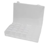 Sxhlseller Sticktwist-Organizer-Box mit 200 Spulen und 2 Fadenwicklern, 36-Gitter-Aufbewahrungsbox für Stichzubehör, DIY-Nähen, Schmuckherstellung und Kunsthandwerk