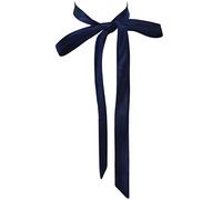 SYAYA Damen-Fliege, Band zum Selbstbinden - lange Krawatte für Büro, T-shir-Uniform oder Mädchen, Cosplay und Abschlussfeier, W-B-T1, Marineblau