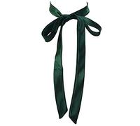 SYAYA Damen-Fliege, Band zum Selbstbinden - lange Krawatte für Büro, T-shir-Uniform oder Mädchen, Cosplay und Abschlussfeier, W-B-T1, Smaragdrün