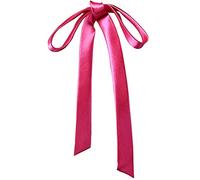 SYAYA Damen-Fliege, Band zum Selbstbinden - lange Krawatte für Büro, T-shir-Uniform oder Mädchen, Cosplay und Abschlussfeier, W-B-T1, Rose