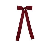 SYAYA Damen-Fliege Mit Langem Band für Uniform oder Cosplay, T-Shirt-Zubehör, Abschlussfeier, WT-01, Burgunder, Einheitsgröße