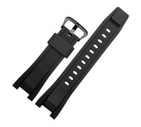 SYFCSEW Silikonkautschuk-Armband, kompatibel mit Casio G-SHOCK GST-Serie GST-W300 210 400G S130 S310 S330 B100 Uhrenarmband Sportarmband(Black-black B)