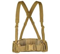 Syglawnd Kriegsgürtel, Kampfgürtel mit X-förmigen Hosenträgern, kostenlosen Trägern, strapazierfähig, für Airsoft-Kampf, gepolstert, Molle für Herren
