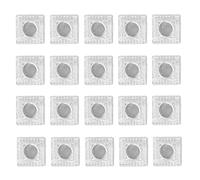 SyiXute 20 Paar Unsichtbare Magnetknopf,15mm Hidden Sew Magnetverschluss,Verstecktem Geldbörse Verschluss für Handtaschenkleidung (Silber)