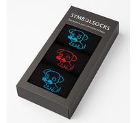 Symbol Socks mittelhohe Socken 9 Paar schwarz Wohlfühlen Baumwolle Gr. 43-46