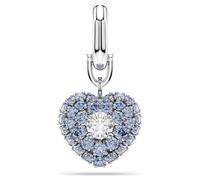 Symbolica Charm, Herz, Blau, Rhodiniert OS