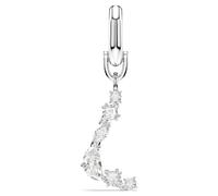 Symbolica Charm, L, Weiß, Rhodiniert OS