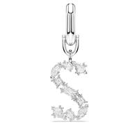 Symbolica Charm, S, Weiß, Rhodiniert OS