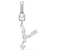 Symbolica Charm, Y, Weiß, Rhodiniert OS
