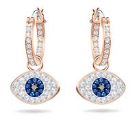 Symbolica Kreolen, Böser Blick, Blau, Roségold-Legierungsschicht OS