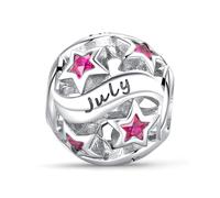 Symretie Damen Charm Anhänger Geburtsstein für Armband 925 Sterling Silber 12 Geburtsstein Charms Beads passend für Pandora Armband, Kompatibel mit Europäischen Armband und Halskette für Frauen Mädche
