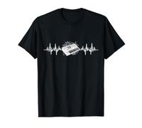 Synth-Pop, New-Wave-Musik Dark-Wave Herzschlag Synthesizer Preisgünstiges Grafik-T-Shirt