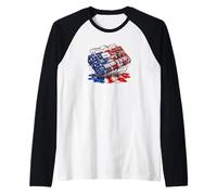 Synth-Pop, New-Wave-Musik USA Drip-Painting-Art Synthesizer Raglan