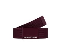 Synthetikgürtel DC SHOES "Web", Herren, rot (fig), Kunstfaser, Gürtel (86333332-0) fig