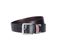 Synthetikgürtel LEVI'S KIDS "LAN REVERSIBLE LEATHER BELT", Jungen, Gr. S (56/61), schwarz, Lederimitat, Gürtel, for BOYS (97378001-S) schwarz