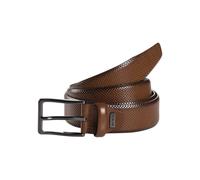 Synthetikgürtel MONTI "CAMBRIDGE", Herren, Gr. 120, braun (light braun uni), Leder, unifarben, Gürtel, 3,5 cm breit, Klassisch-Business, kürzbar r.125 (68509042-120) light braun uni
