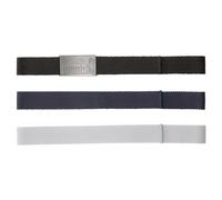 Synthetikgürtel PUMA "6er-Pack Golfgürtel Herren", Damen, Gr. onesize, schwarz-weiß (schwarz hellweiß), Obermaterial: 5% Polyester, 95% Polypropylen, unifarben, Gürtel (39367816-0) schwarz hellweiß