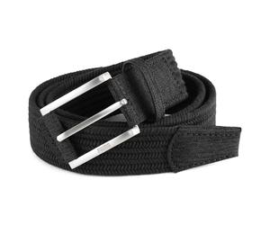 Synthetikgürtel PUMA "Golfgürtel aus Stretch-Webstoff Herren", Herren, Gr. S/M, schwarz, Obermaterial: 21% Polyester, 15% Gummi, 64% Baumwolle, unifarben, Gürtel (33236242-M) schwarz