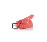 TOM TAILOR - Glitzer Ledergürtel mit Herzmuster rose uni 70