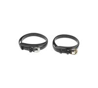 Synthetikgürtel URBAN CLASSICS "Urban Classics Chunky Buckle Slim Belt 2-Pack", Damen, Gr. L/XL, schwarz, silber, schwarz, gold, 100% Polyurethan, Gürtel (42182354-L) schwarz, silber, schwarz, gold