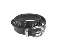 Synthetikgürtel URBAN CLASSICS "Urban Classics Ladies Rivet Belt", Damen, Gr. L/XL, schwarz, 100% Polyurethan, Gürtel (30316650-L) schwarz