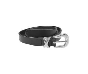Synthetikgürtel URBAN CLASSICS "Urban Classics Ladies Western Belt", Damen, Gr. S/M, schwarz, 100% Polyurethan, Gürtel (86721701-S) schwarz