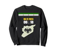 Syrien-Flagge, Syrien-Karte, Syrien-Logo, Syrien, Syrien. Sweatshirt