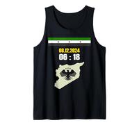 Syrien-Flagge, Syrien-Karte, Syrien-Logo, Syrien, Syrien. Tank Top