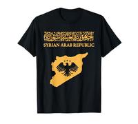 Syrien-Logo, Syrien, Syrien-Karte, syrisch. T-Shirt