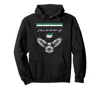 Syrien, Syrien-Karte, freie Syrien-Flagge, Syrisch. Pullover Hoodie