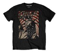 System of A Down T Shirt Liberty Bandit Band Logo Nue offiziell Herren