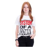 System Of A Down - Triple Stack Box White - T-Shirt - Weiß - XL - 100% Baumwolle Weiß XL