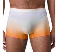 Sywiyi Herren Boxer Briefs Unterhose Boxershorts Nahtlos Slip Unterwäsche Lingerie Underwear Elastisch Orange XXL